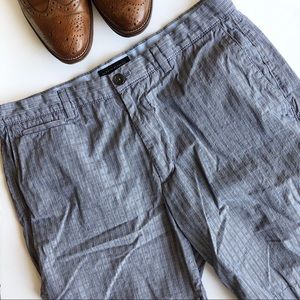 Banana Republic grey plaid shorts